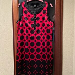 BCBGMaxAzria Black Satin Dress